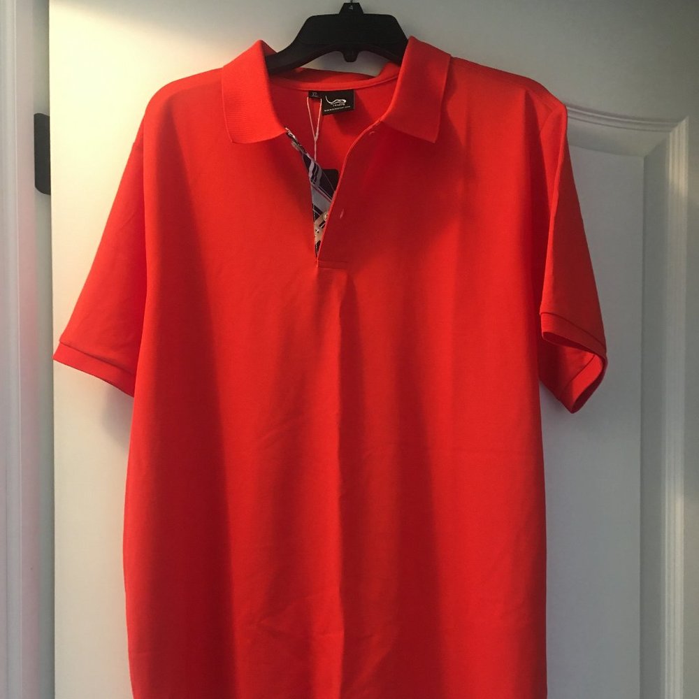 Orange Golf Shirt